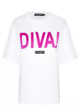 Футболка хлопковая с принтом