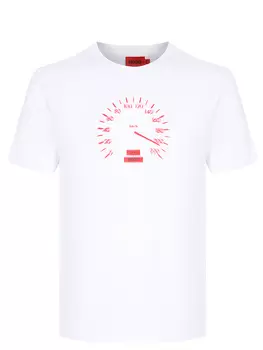 Футболка хлопковая с принтом