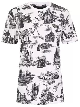 Футболка хлопковая с принтом