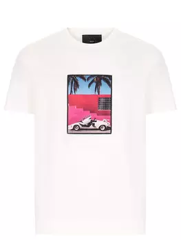 Футболка хлопковая с принтом