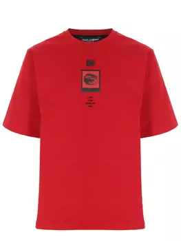 Футболка хлопковая с принтом