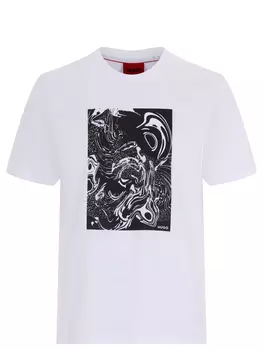 Футболка хлопковая с принтом