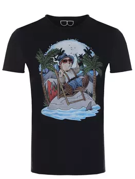 Футболка хлопковая с принтом