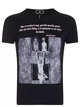 Футболка хлопковая с принтом