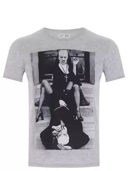 Футболка хлопковая с принтом