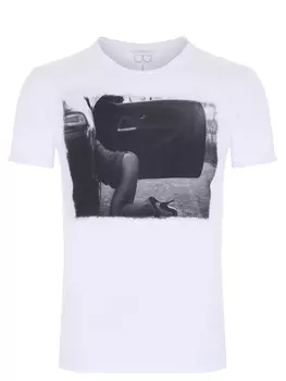 Футболка хлопковая с принтом