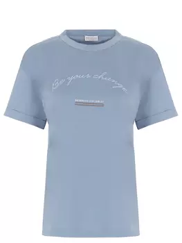 Футболка хлопковая с принтом