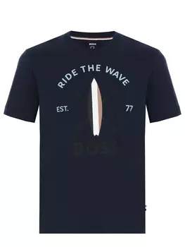 Футболка хлопковая с принтом