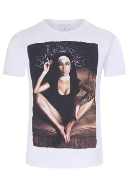 Футболка хлопковая с принтом