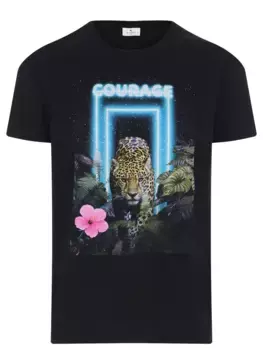 Футболка хлопковая с принтом