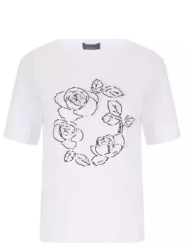 Футболка хлопковая с принтом