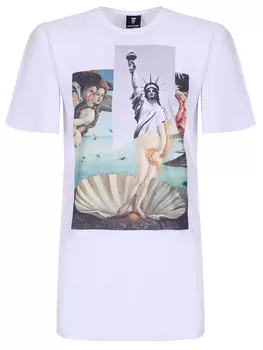 Футболка хлопковая с принтом