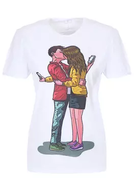 Футболка хлопковая с принтом