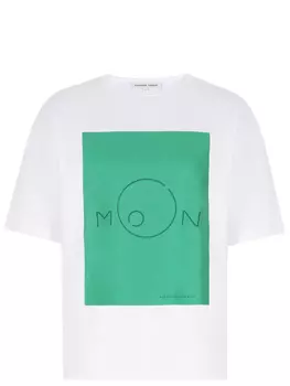 Футболка хлопковая с принтом ALEXANDER TEREKHOV