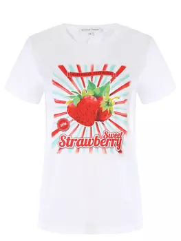 Футболка хлопковая с принтом ALEXANDER TEREKHOV