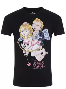 Футболка хлопковая с принтом BISIBIGLIO