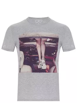 Футболка хлопковая с принтом BISIBIGLIO