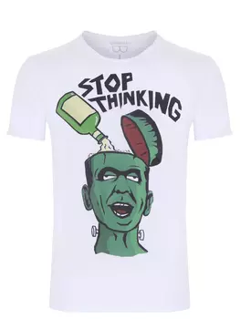 Футболка хлопковая с принтом BISIBIGLIO