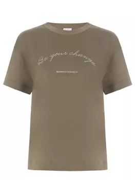 Футболка хлопковая с принтом