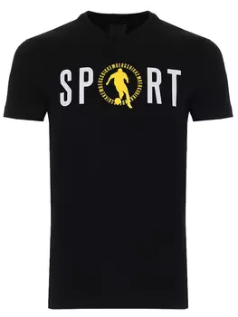 Футболка хлопковая с принтом DIRK BIKKEMBERGS