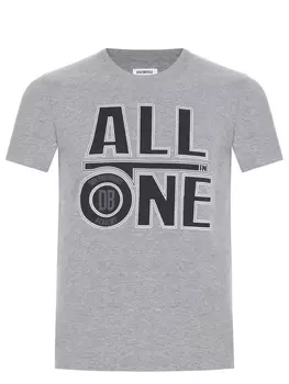 Футболка хлопковая с принтом DIRK BIKKEMBERGS