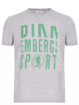 Футболка хлопковая с принтом DIRK BIKKEMBERGS