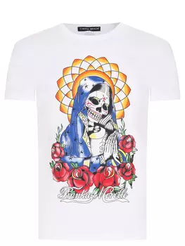 Футболка хлопковая с принтом FRANKIE MORELLO