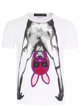 Футболка хлопковая с принтом FRANKIE MORELLO