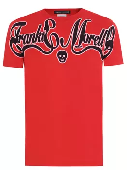 Футболка хлопковая с принтом FRANKIE MORELLO