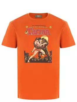 Футболка хлопковая с принтом ICEBERG