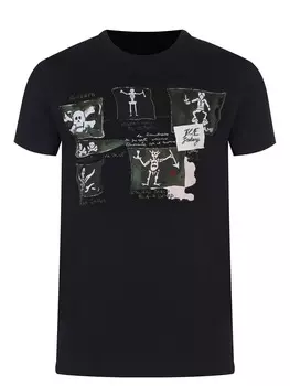 Футболка хлопковая с принтом ICEBERG