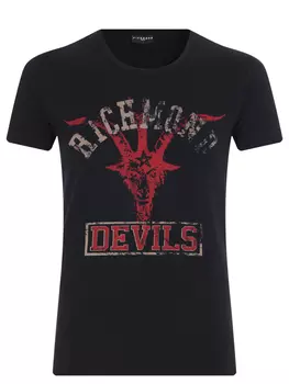 Футболка хлопковая с принтом JOHN RICHMOND