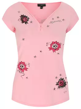 Футболка хлопковая с принтом JOHN RICHMOND