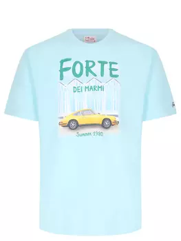 Футболка хлопковая с принтом MC2 SAINT BARTH