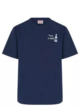 Футболка хлопковая с принтом MC2 SAINT BARTH