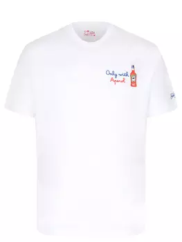 Футболка хлопковая с принтом MC2 SAINT BARTH