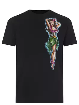 Футболка хлопковая с принтом PHILIPP PLEIN