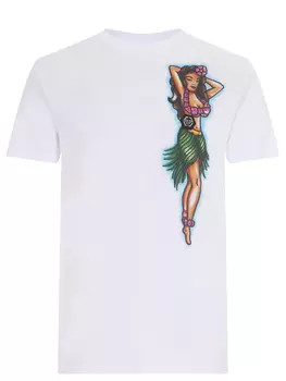 Футболка хлопковая с принтом PHILIPP PLEIN