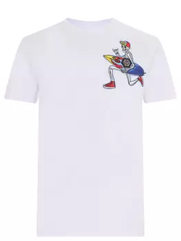 Футболка хлопковая с принтом PHILIPP PLEIN