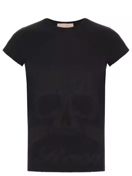 Футболка хлопковая с принтом ROEN