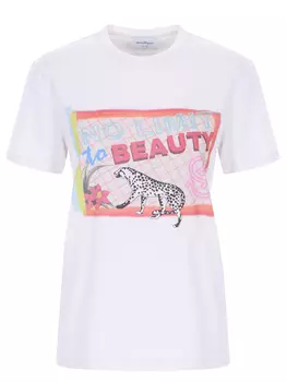 Футболка хлопковая с принтом S.FERRAGAMO