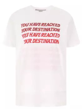 Футболка хлопковая с принтом STELLA MCCARTNEY