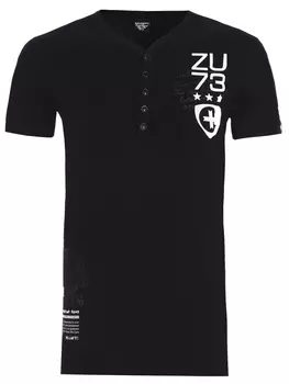 Футболка хлопковая с принтом ZU ELEMENТS