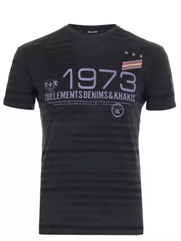 Футболка хлопковая с принтом ZU ELEMENТS