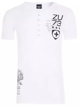 Футболка хлопковая с принтом ZU ELEMENТS