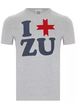 Футболка хлопковая с принтом ZU ELEMENТS