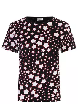 Футболка хлопковая SAINT LAURENT