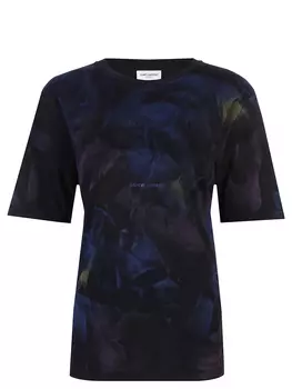 Футболка хлопковая SAINT LAURENT