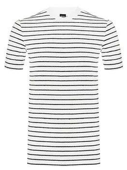 Футболка из хлопка и льна