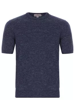 Футболка из хлопка и льна